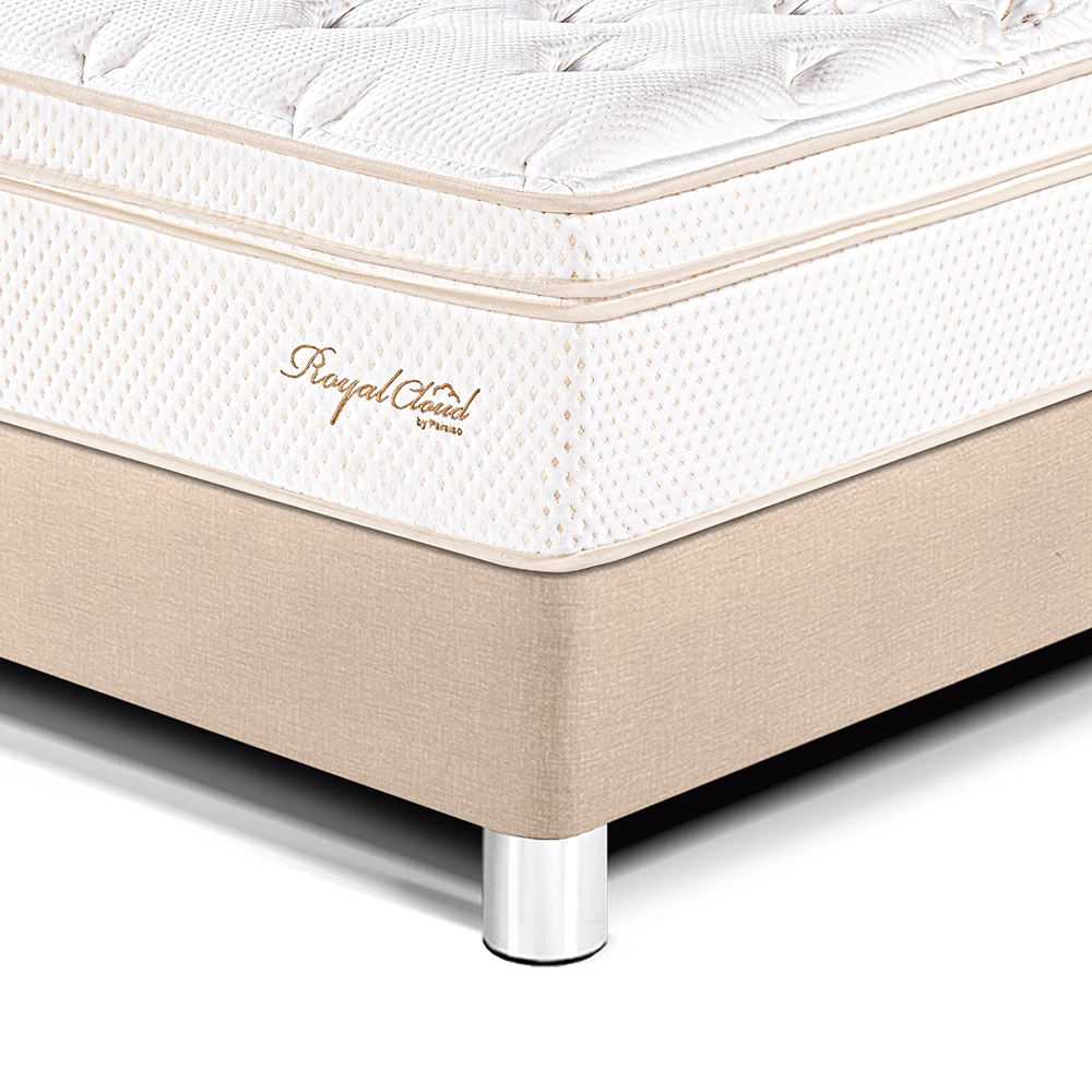 DORMITORIO PARAÍSO ROYAL CLOUD KING CHAMPAGNE + 2 ALMOHADAS VISCOELÁSTICAS - 2