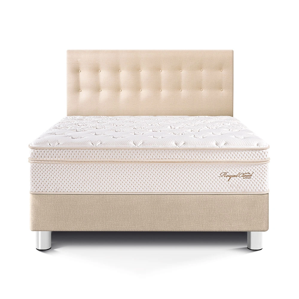 DORMITORIO PARAÍSO ROYAL CLOUD KING CHAMPAGNE + 2 ALMOHADAS VISCOELÁSTICAS - 3