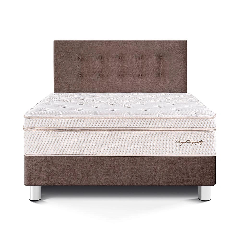 DORMITORIO PARAÍSO ROYAL DYNASTY 2 PLAZAS + 2 ALMOHADAS VISCOELÁSTICAS - 3