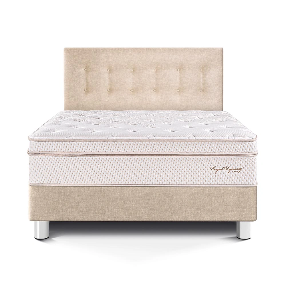 DORMITORIO PARAÍSO ROYAL DYNASTY QUEEN CHAMPAGNE + 2 ALMOHADAS VISCOELÁSTICAS - 3
