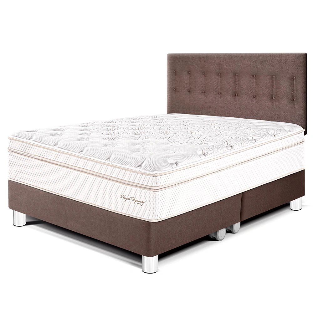 DORMITORIO PARAÍSO ROYAL DYNASTY KING CHOCOLATE + 2 ALMOHADAS VISCOELÁSTICAS - 1