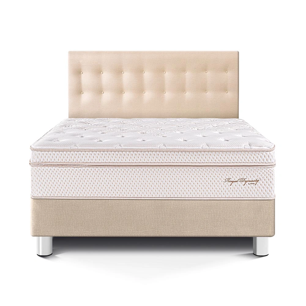 DORMITORIO PARAÍSO ROYAL DYNASTY KING CHAMPAGNE + 2 ALMOHADAS VISCOELÁSTICAS - 3
