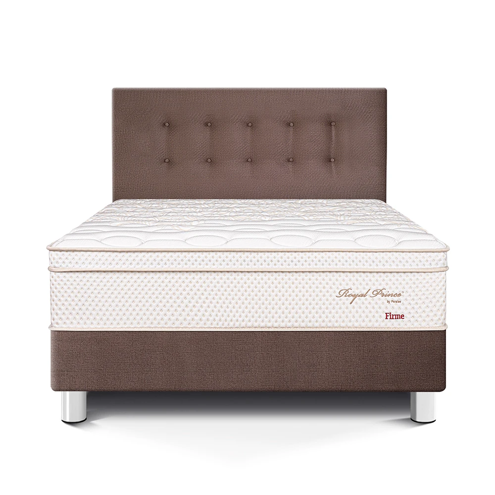 DORMITORIO PARAÍSO ROYAL PRINCE 2 PLAZAS CHOCOLATE + 2 ALMOHADAS VISCOELÁSTICAS - 3