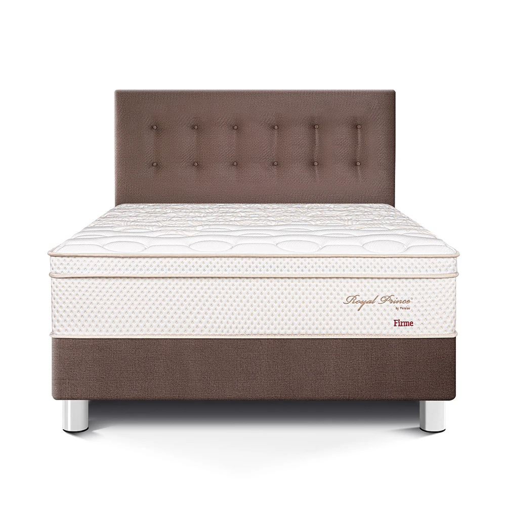 DORMITORIO PARAÍSO ROYAL PRINCE QUEEN CHOCOLATE + 2 ALMOHADAS VISCOELÁSTICAS - 3