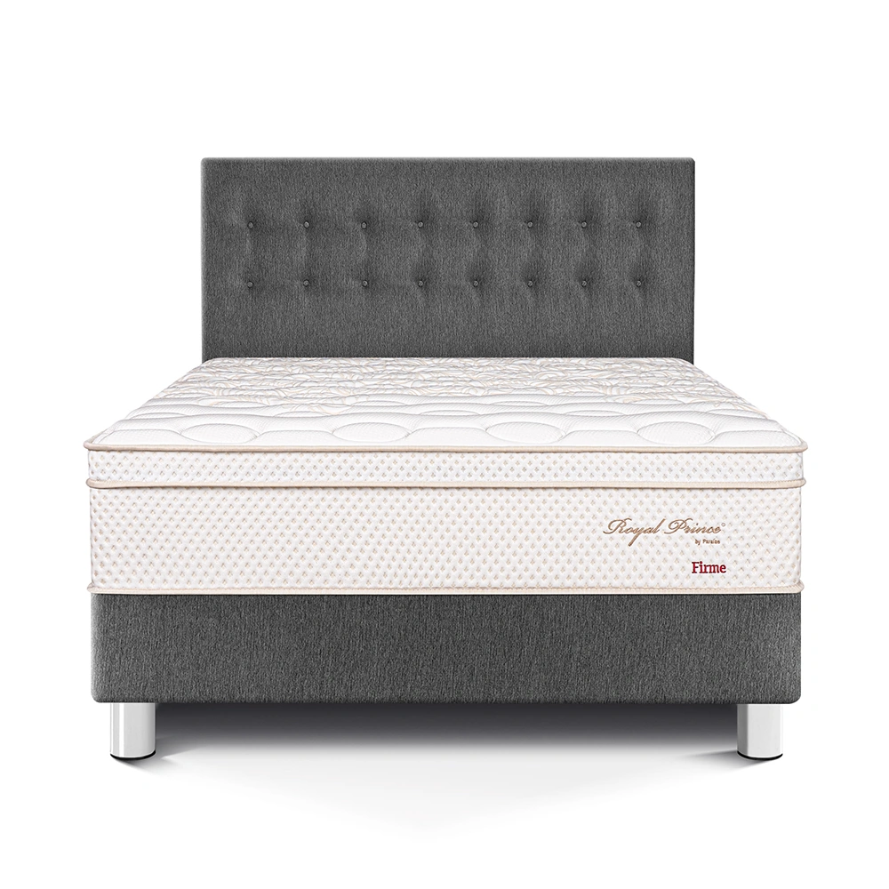 DORMITORIO PARAÍSO ROYAL PRINCE KING GRIS + 2 ALMOHADAS VISCOELÁSTICAS - 3