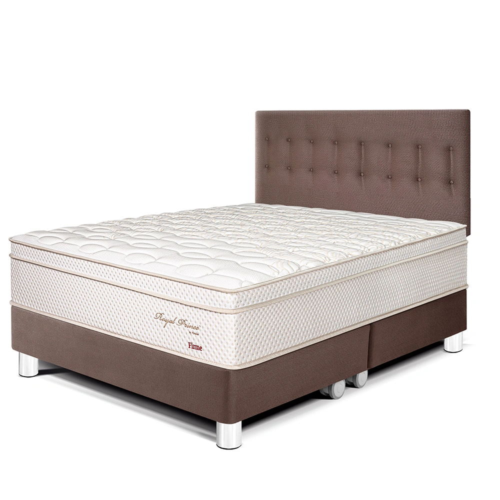DORMITORIO PARAÍSO ROYAL PRINCE KING CHOCOLATE + 2 ALMOHADAS VISCOELÁSTICAS - 1