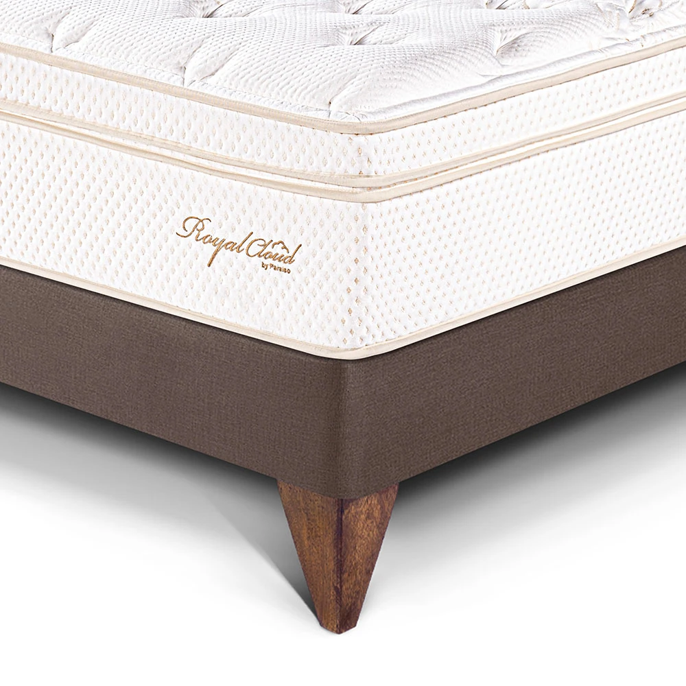 DORMITORIO EUROPEO PARAÍSO ROYAL CLOUD KING CHOCOLATE + 2 ALMOHADAS VISCOELÁSTICAS - 2