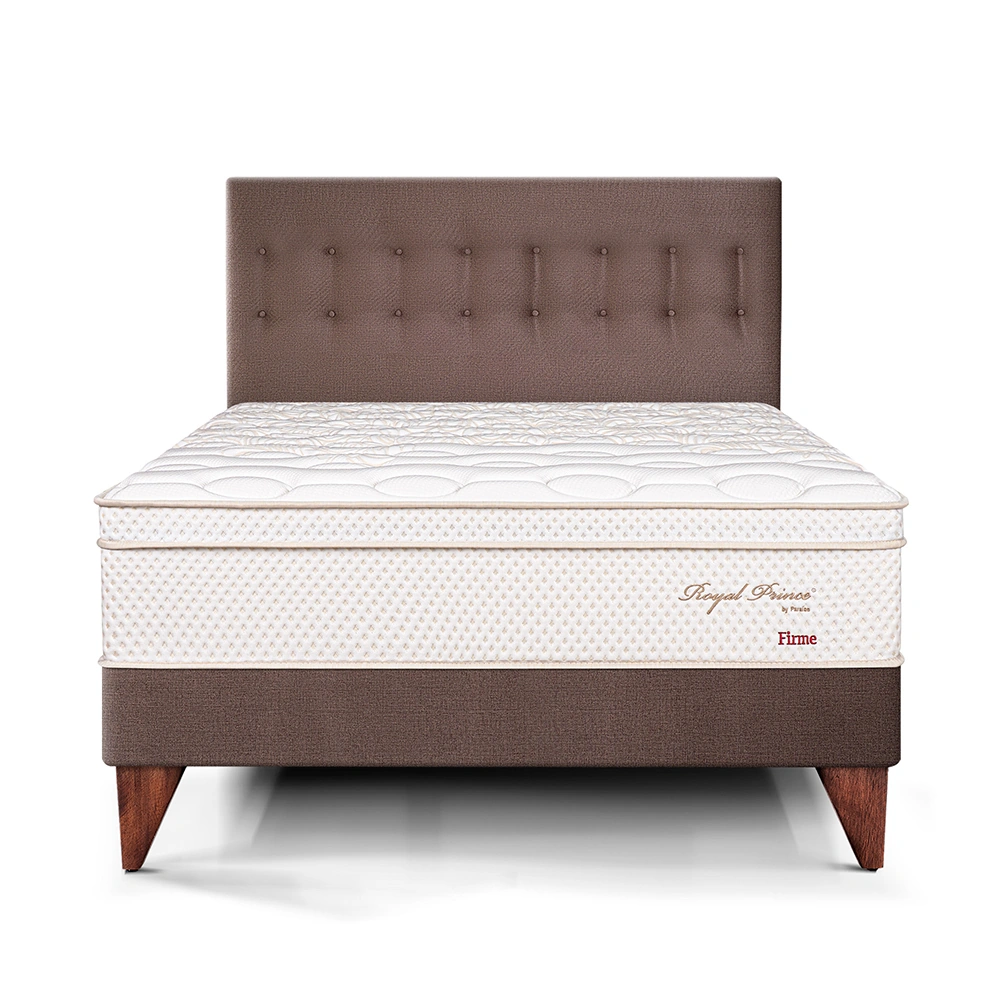 DORMITORIO EUROPEO PARAÍSO ROYAL PRINCE KING CHOCOLATE + 2 ALMOHADAS VISCOELÁSTICAS - 3