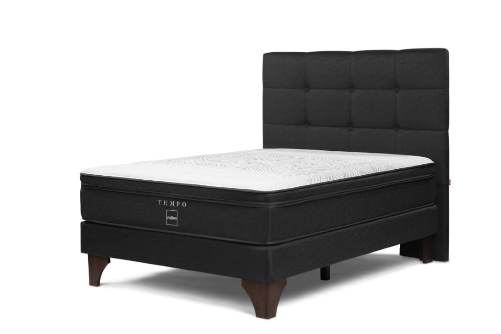 DORMITORIO EUROPEO ROSEN TEMPO 2 PLAZAS ISSEY GRAFITO + 2 ALMOHADAS - 1