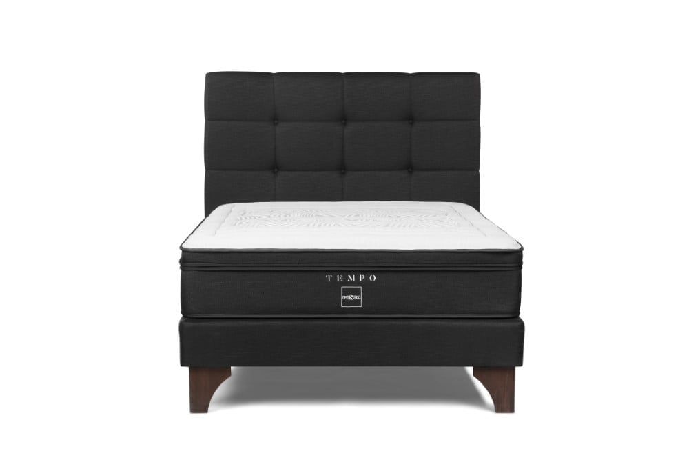 DORMITORIO EUROPEO ROSEN TEMPO 2 PLAZAS ISSEY GRAFITO + 2 ALMOHADAS - 2