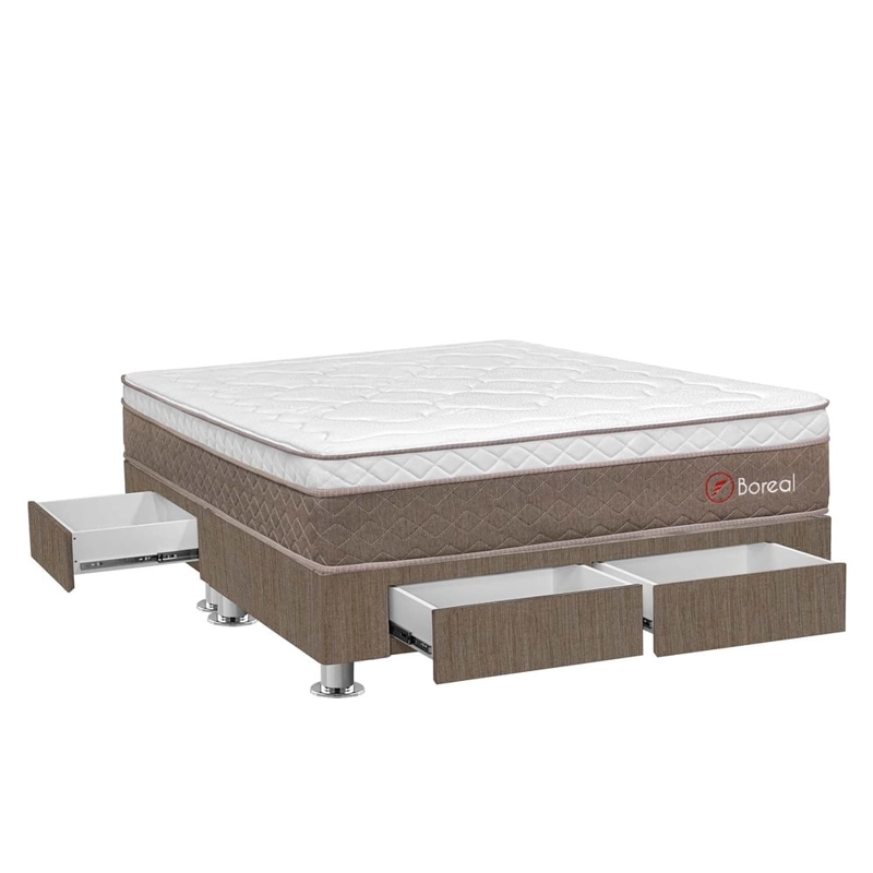 CAMA FORLI CON CAJONES BOREAL POCKET SS QUEEN - 1