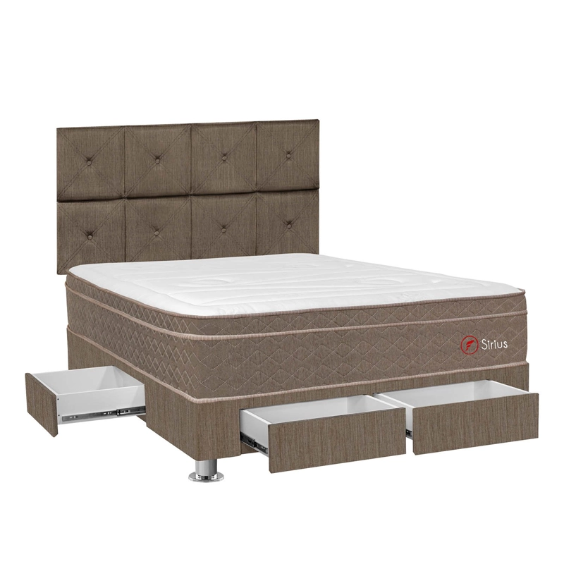 DORMITORIO AMERICANO FORLI SIRIUS 2 PLAZAS 4 CAJONES - 2