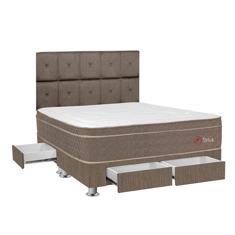 DORMITORIO AMERICANO FORLI SIRIUS QUEEN 4 CAJONES - 2