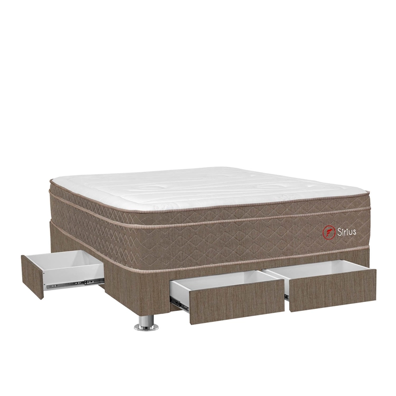 CAMA FORLI SIRIUS 2 PLAZAS 4 CAJONES - 2