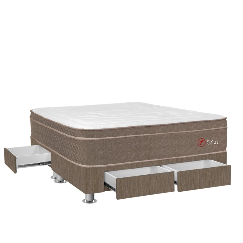 CAMA FORLI SIRIUS QUEEN 4 CAJONES - 2