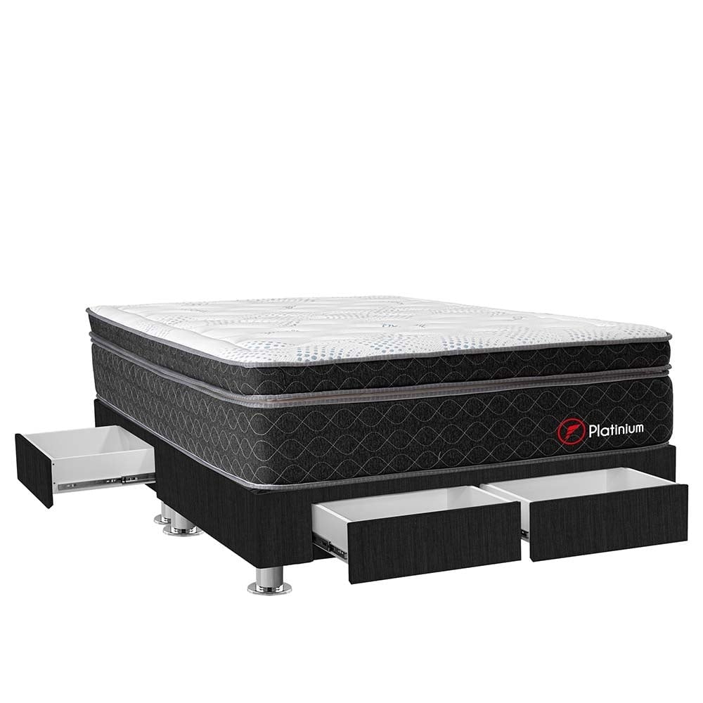 CAMA FORLI PLATINIUM QUEEN 4 CAJONES - 2