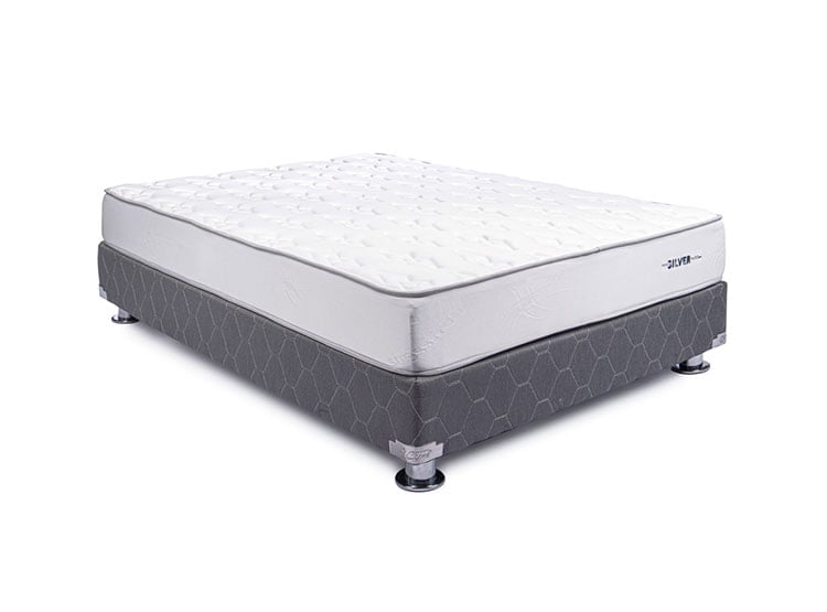 CAMA AMERICANA EL CISNE POCKET SILVER DE 1.5 PLAZAS - 2