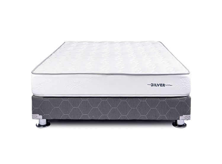 CAMA AMERICANA EL CISNE POCKET SILVER DE 1.5 PLAZAS - 1