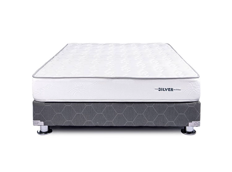 CAMA AMERICANA EL CISNE POCKET SILVER DE 2 PLAZAS - 1