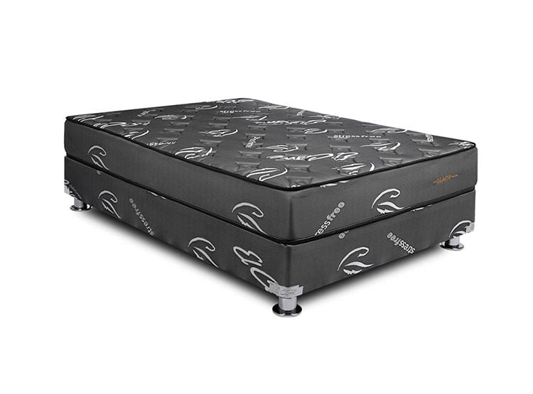 CAMA AMERICANA EL CISNE POCKET BLACK DE 2 PLAZAS - 2