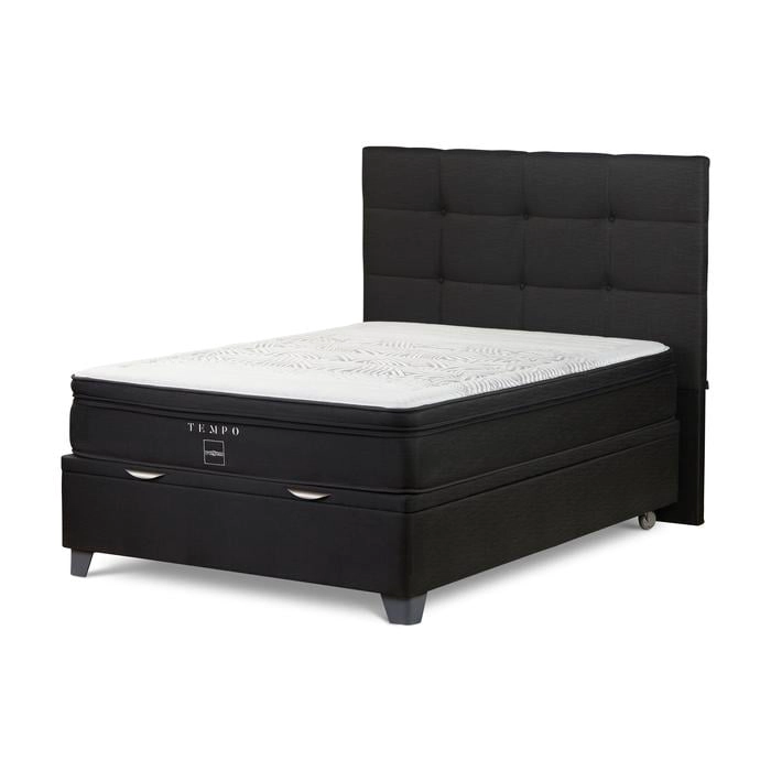 DORMITORIO BOXET ROSEN TEMPO 2 PLAZAS ISSEY GRAFITO - 2