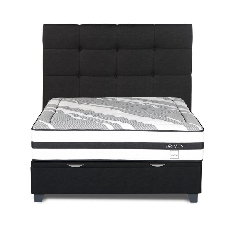 DORMITORIO BOXET ROSEN DRIVEN 2 PLAZAS ISSEY GRAFITO - 2