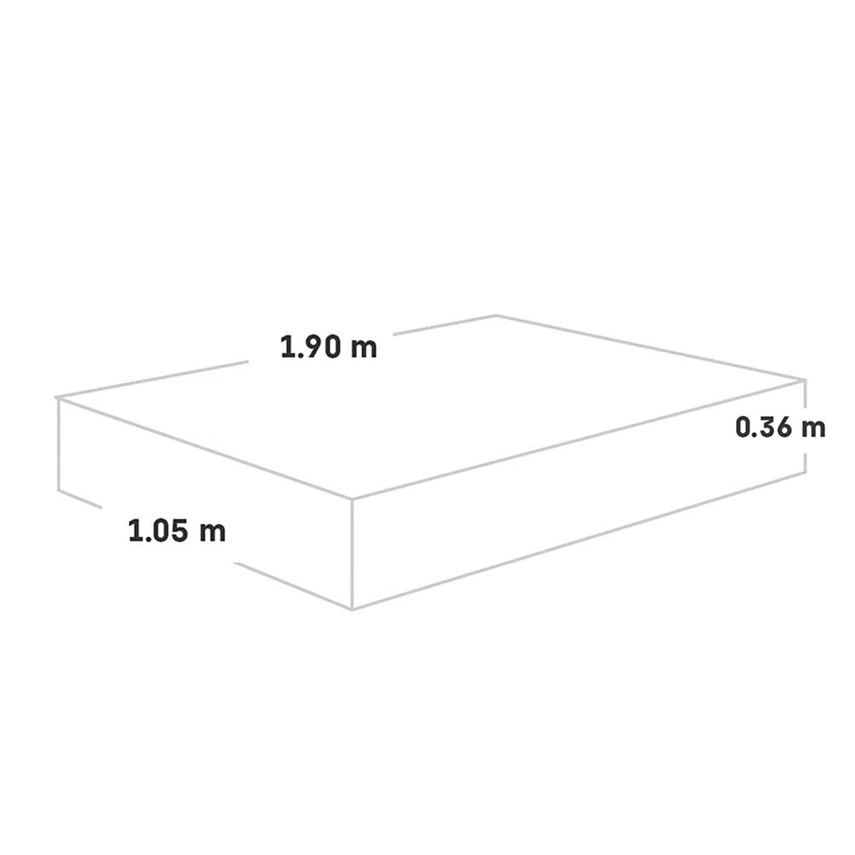 COLCHÓN PARAÍSO BALANZZE BIPANEL 1.5 PLAZAS + 1 ALMOHADA VISCOELÁSTICA - 5