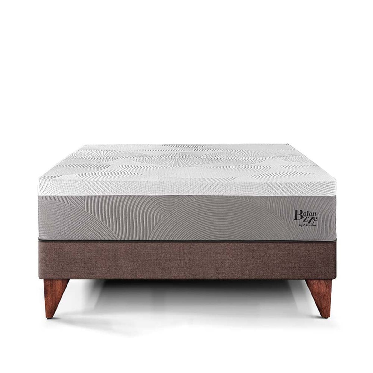 CAMA EUROPEA PARAÍSO BALANZZE BIPANEL KING CHOCOLATE + 2 ALMOHADAS VISCOELÁSTICAS - 3