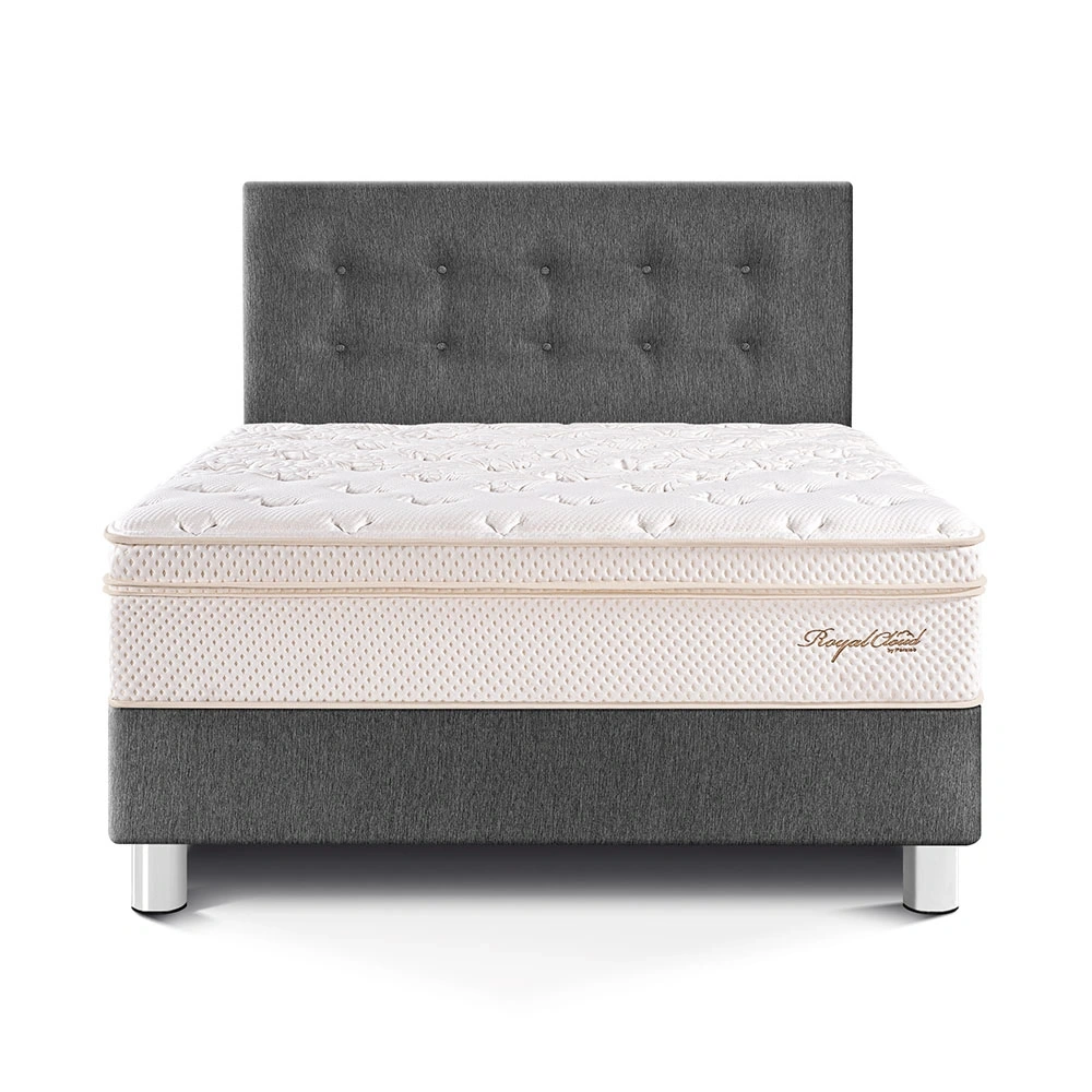 PARAÍSO DORMITORIO ROYAL CLOUD 2 PLAZAS + 2 ALMOHADAS VISCOELÁSTICAS - 3