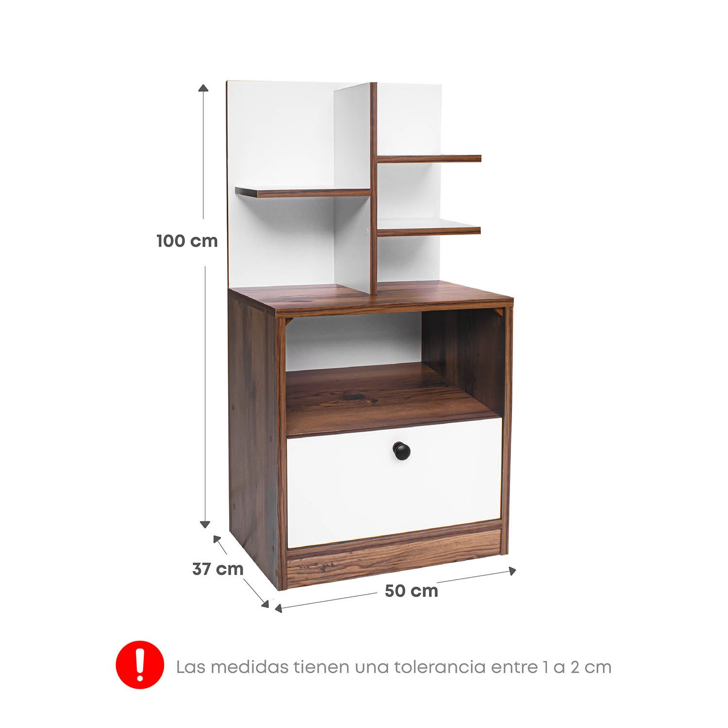 DORMITORIO AMERICANO FORLI CAPELLA 2 PLAZAS + VELADOR REPISA COLORS - 7