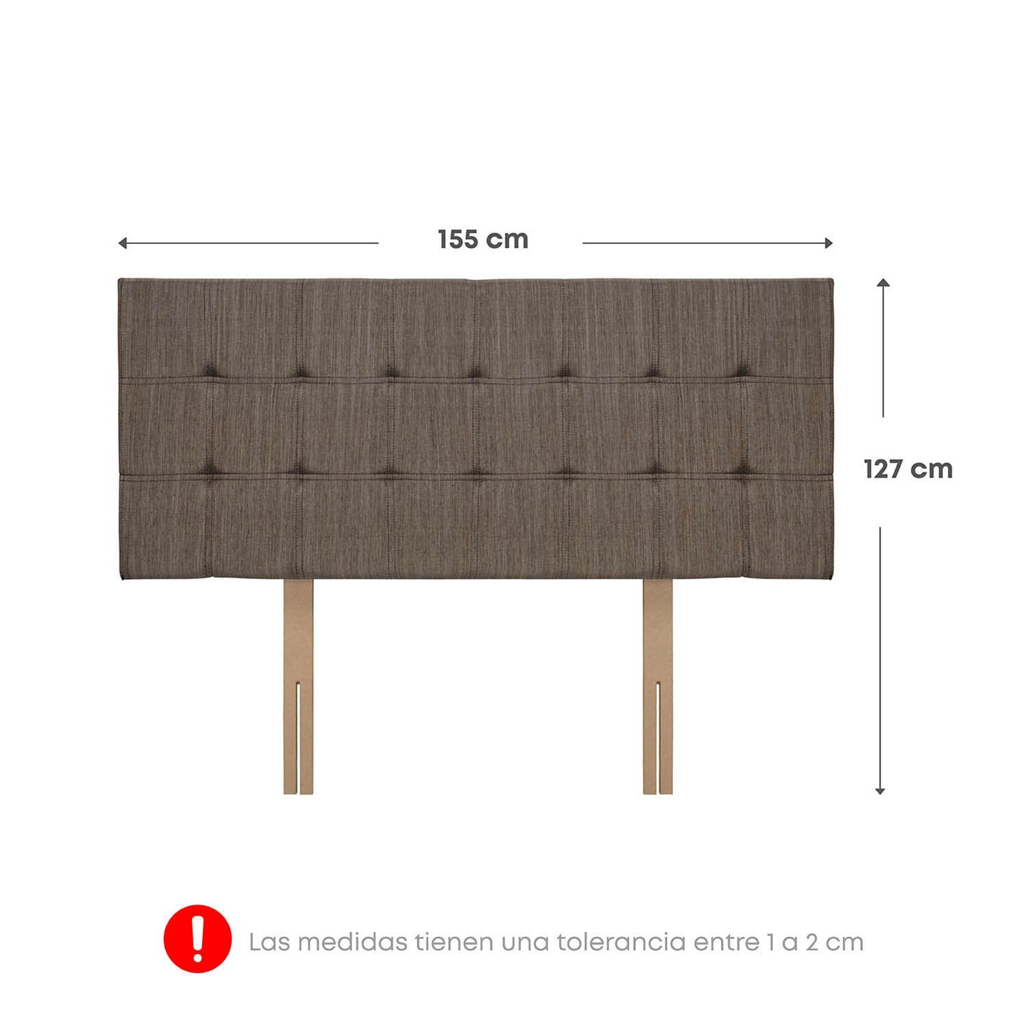 DORMITORIO FORLI CAPELLA QUEEN + VELADORES REPISA COLORS - 8
