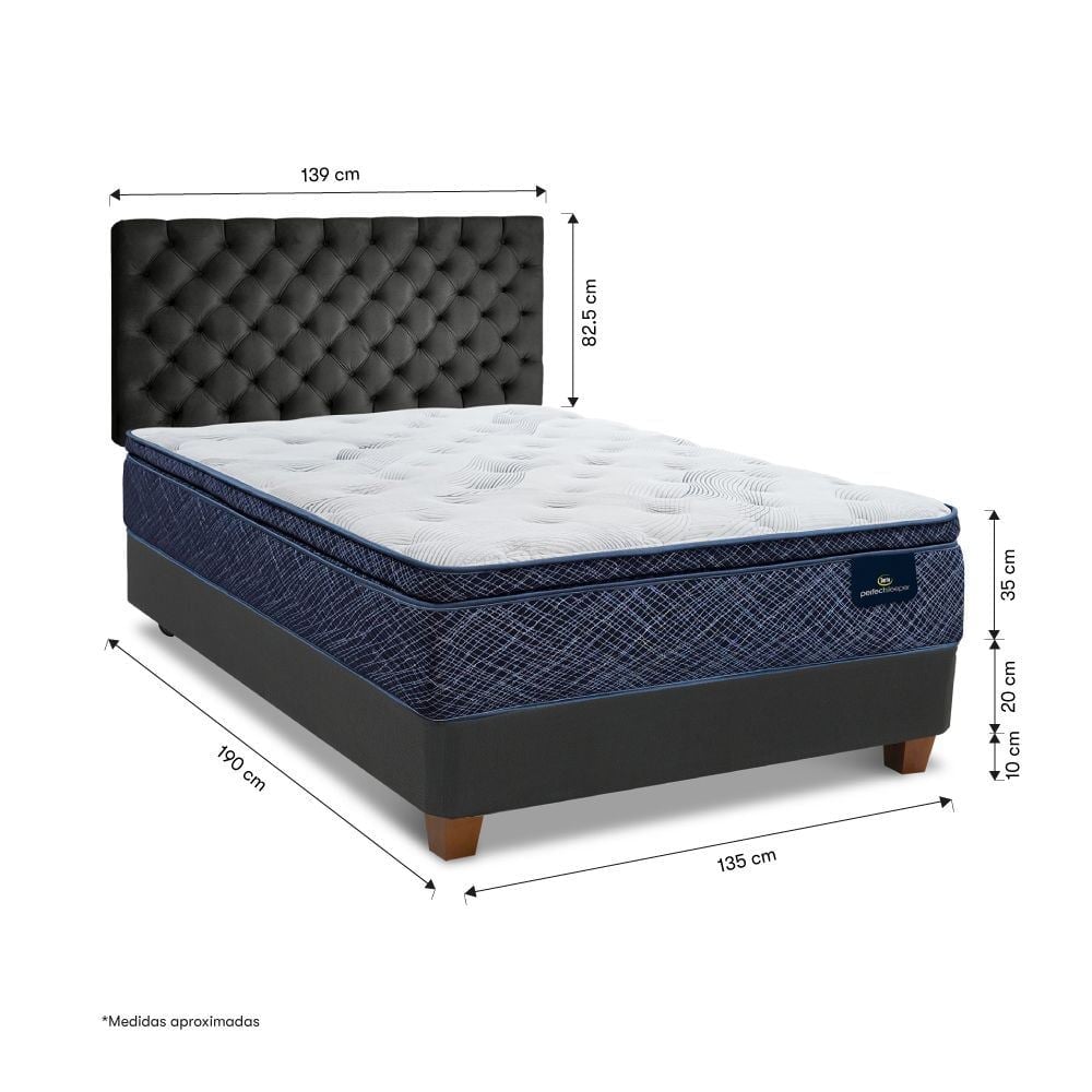 DORMITORIO SERTA FINEZZA 2 PLAZAS - 3