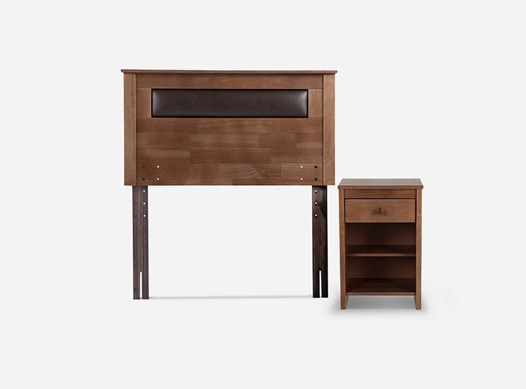 DORMITORIO EUROPEO ROSEN ERGO T NEW 1.5 PLAZAS FERRARA + 1 VELADOR - 6