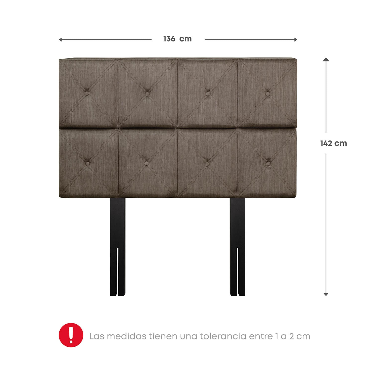 DORMITORIO AMERICANO FORLI SIRIUS 2 PLAZAS + VELADOR REPISA FASHION - 6