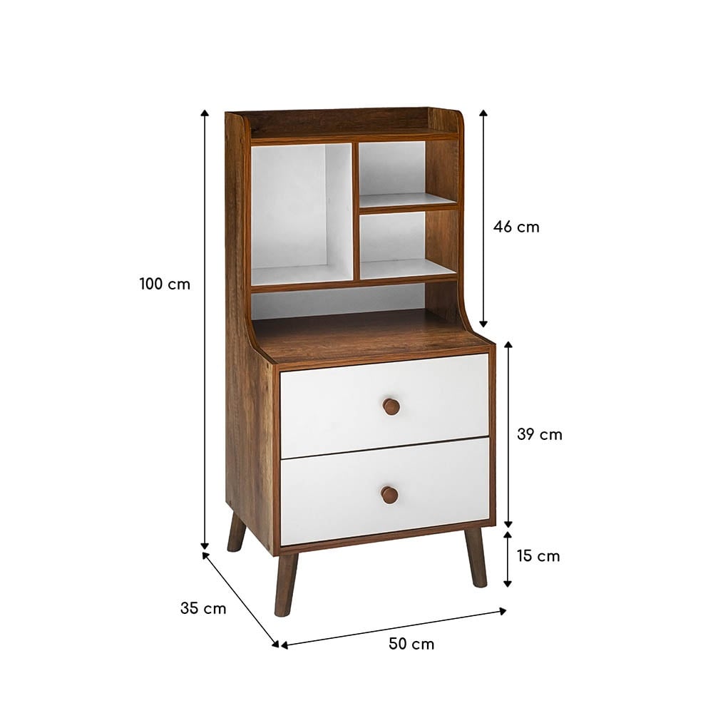 DORMITORIO AMERICANO FORLI GOLDEN QUEEN + VELADOR REPISA FASHION - 7