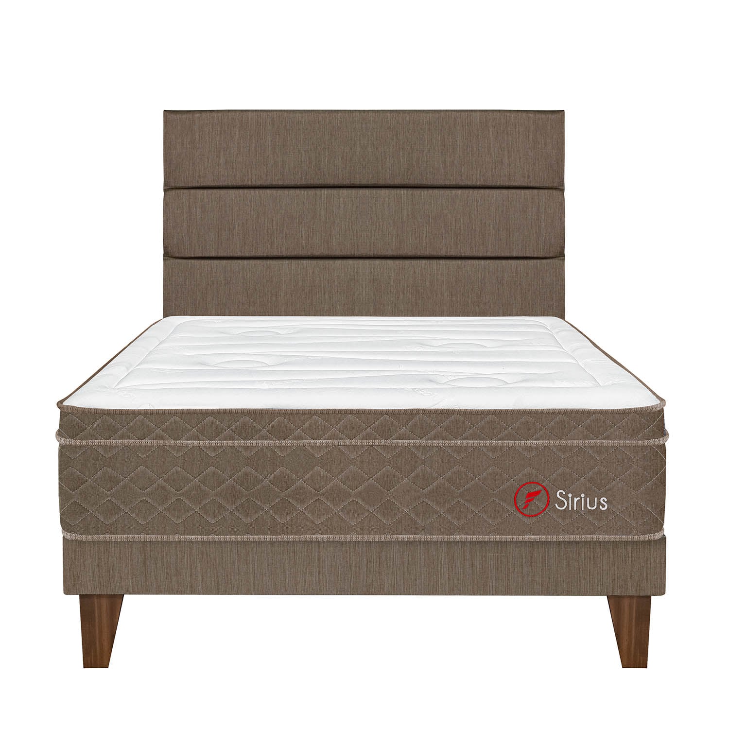 DORMITORIO EUROPEO FORLI SIRIUS 1.5 PLAZAS CAB SUP MARRON - 1