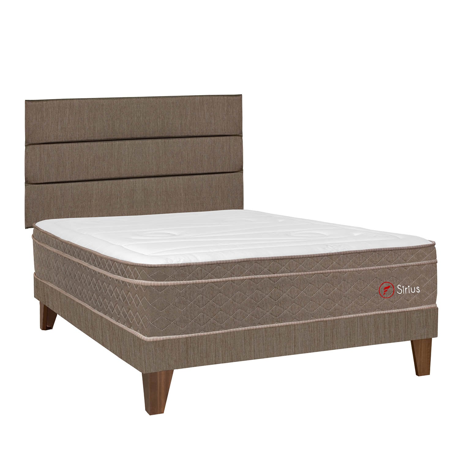 DORMITORIO EUROPEO FORLI SIRIUS 1.5 PLAZAS CAB SUP MARRON - 2