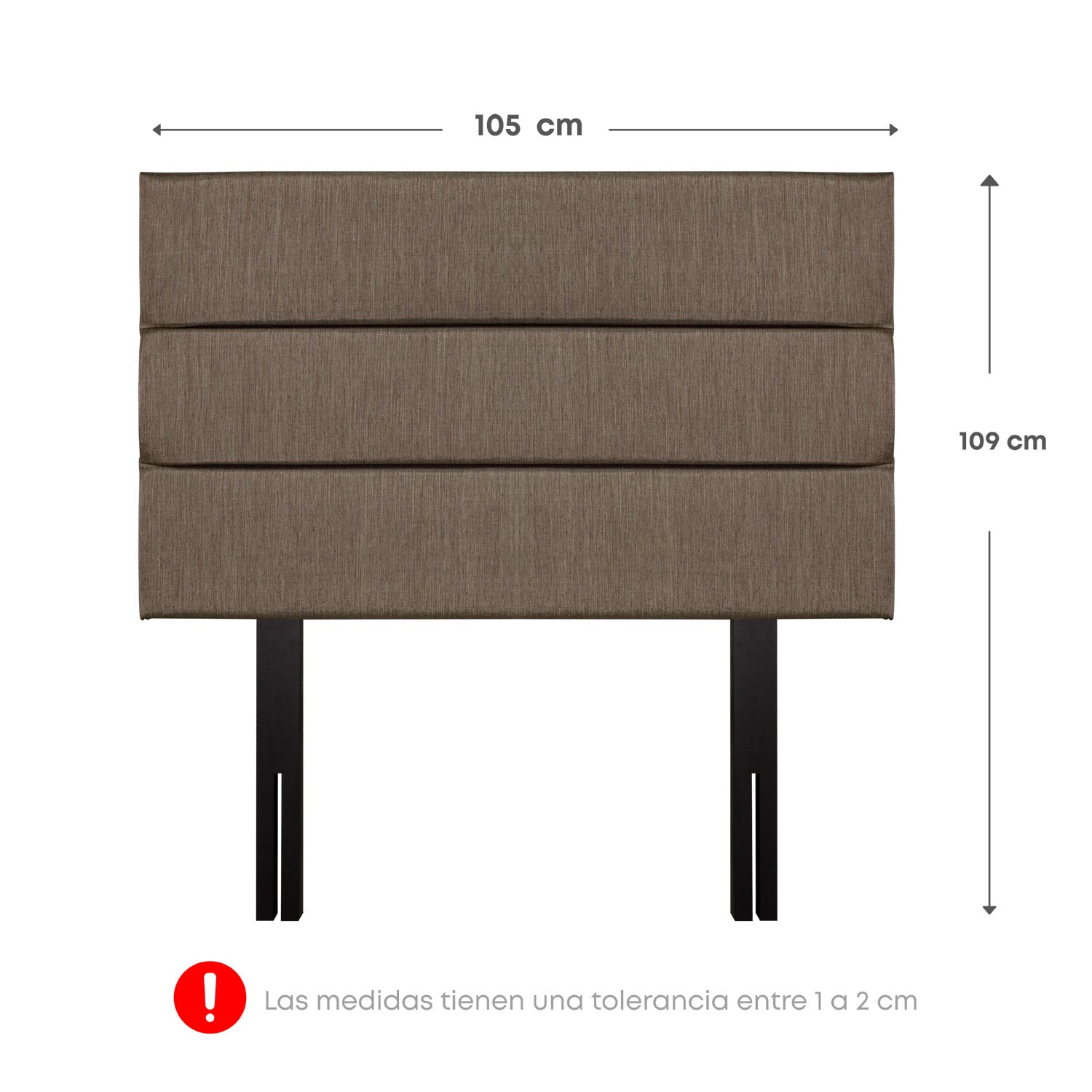DORMITORIO EUROPEO FORLI SIRIUS 1.5 PLAZAS CAB SUP MARRON - 6