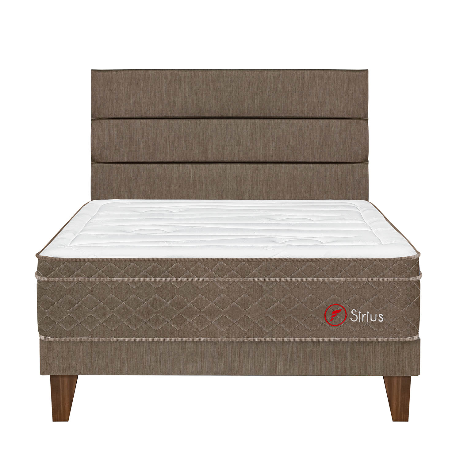 DORMITORIO EUROPEO FORLI SIRIUS KING CAB SUP MARRON - 1