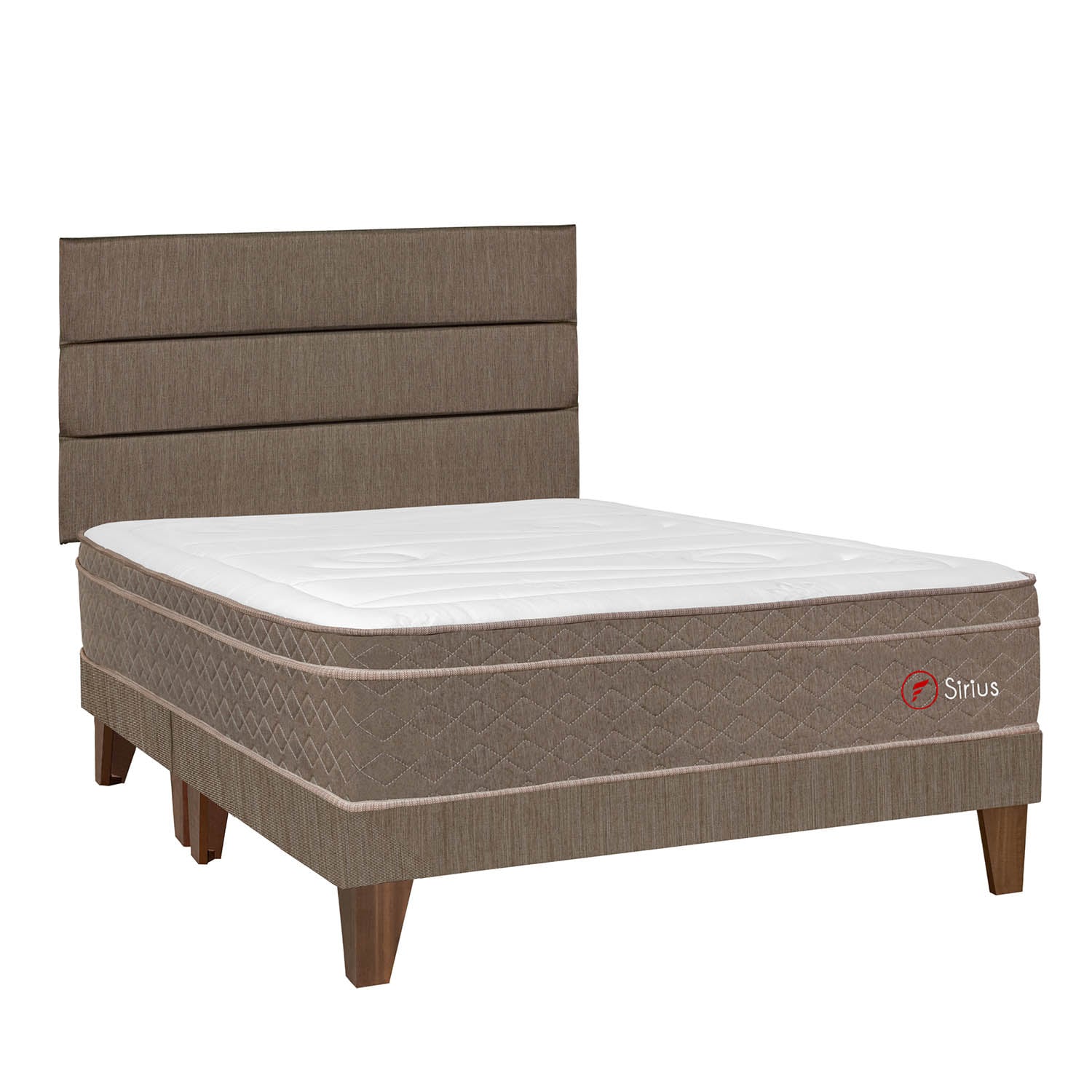 DORMITORIO EUROPEO FORLI SIRIUS KING CAB SUP MARRON - 2