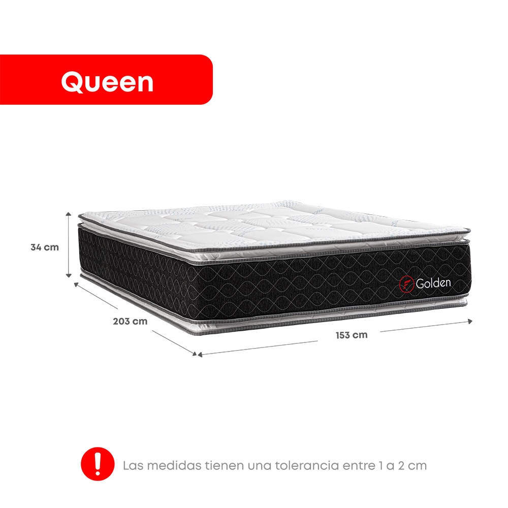 DORMITORIO EUROPEO FORLI GOLDEN CAB DE LUXE QUEEN GRIS - 7