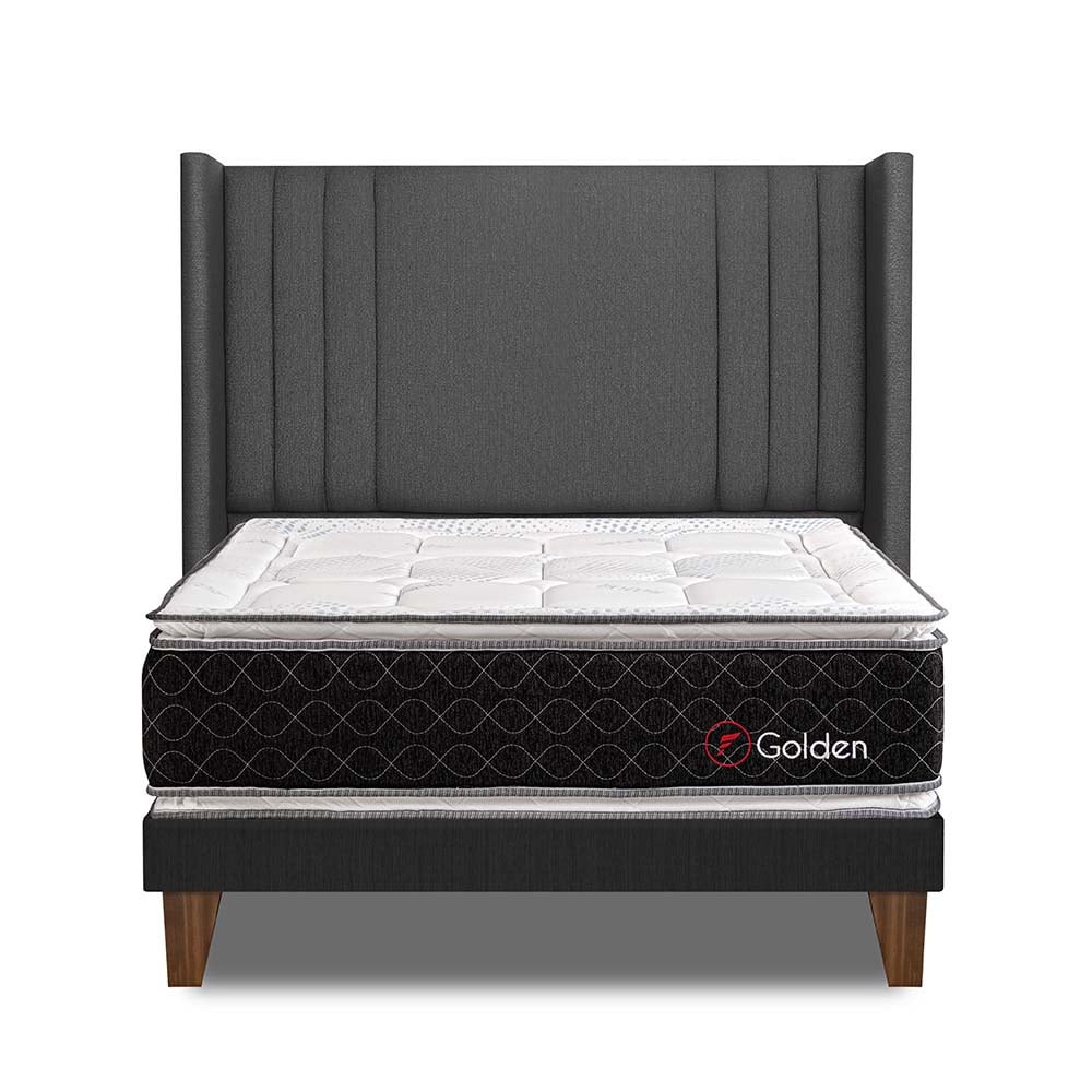 DORMITORIO EUROPEO FORLI GOLDEN CAB DE LUXE KING GRIS - 1