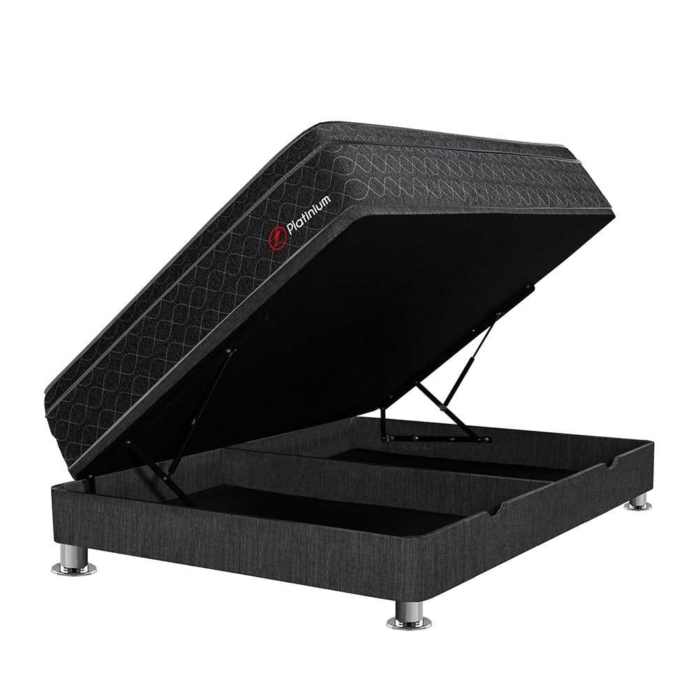 CAMA BOXET FORLI PLATINIUM 2 PLAZAS GRIS - 1
