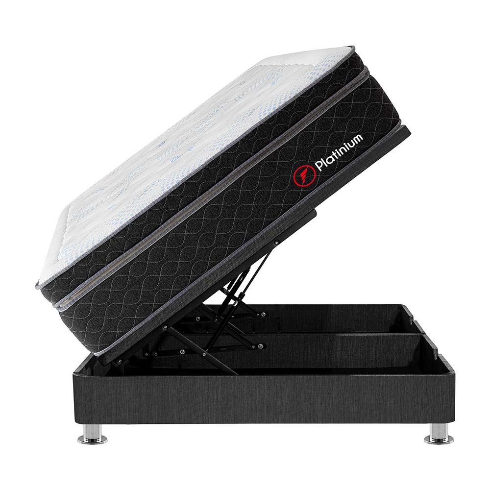 CAMA BOXET FORLI PLATINIUM 2 PLAZAS GRIS - 2