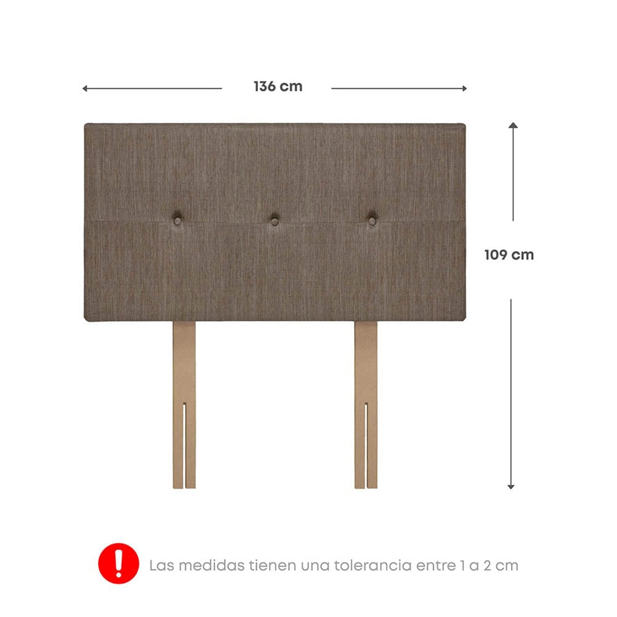 DORMITORIO BOXET FORLI BOREAL 2 PLAZAS MARRÓN - 6