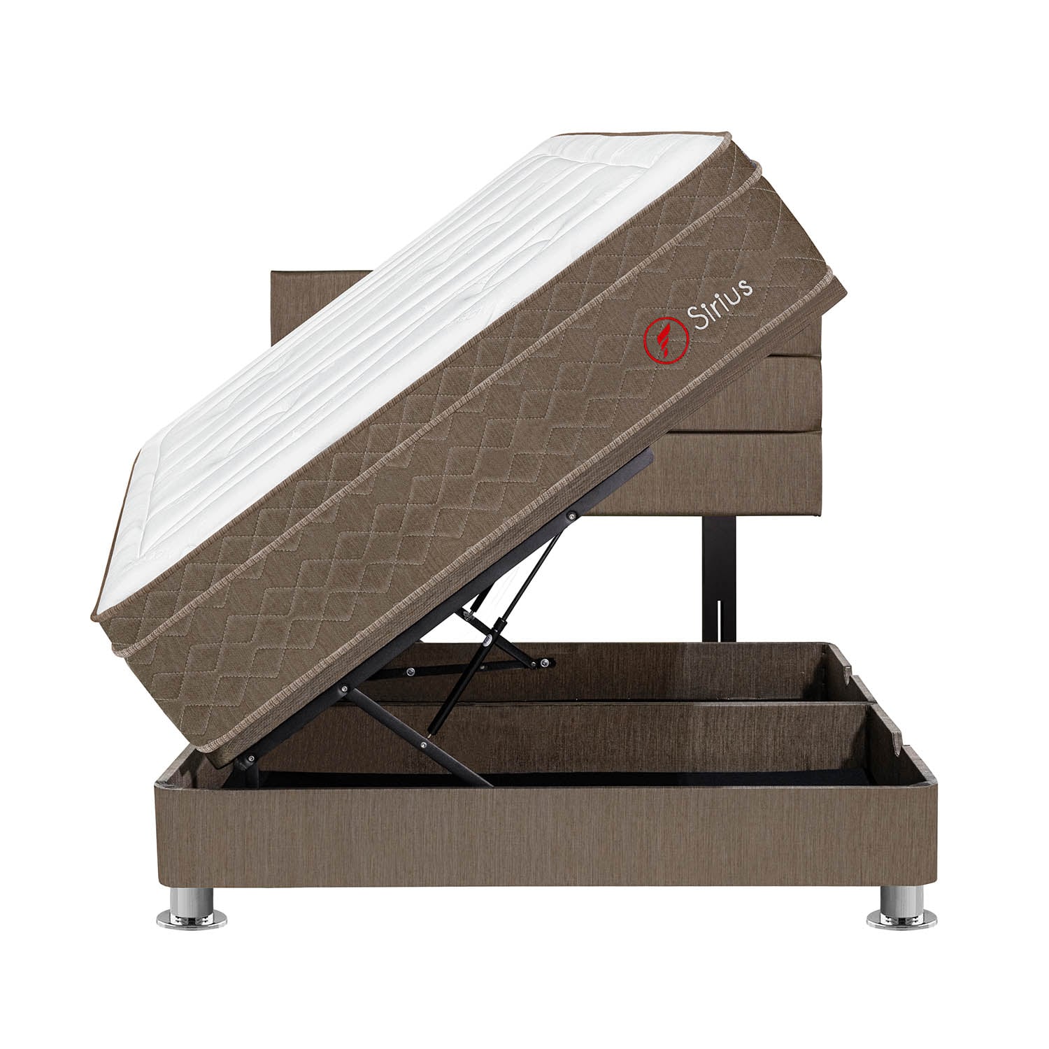 DORMITORIO BOXET FORLI MARRON SIRIUS QUEEN - 1