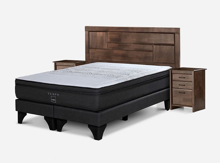 DORMITORIO EUROPEO ROSEN TEMPO KING DOLCE + 2 VELADORES - 1