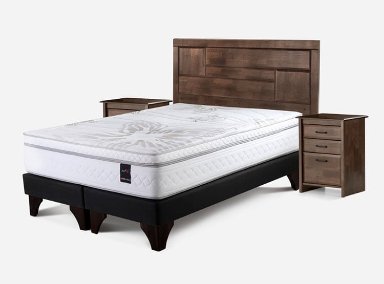 DORMITORIO EUROPEO ROSEN ART 4 QUEEN DOLCE + 2 VELADORES - 1