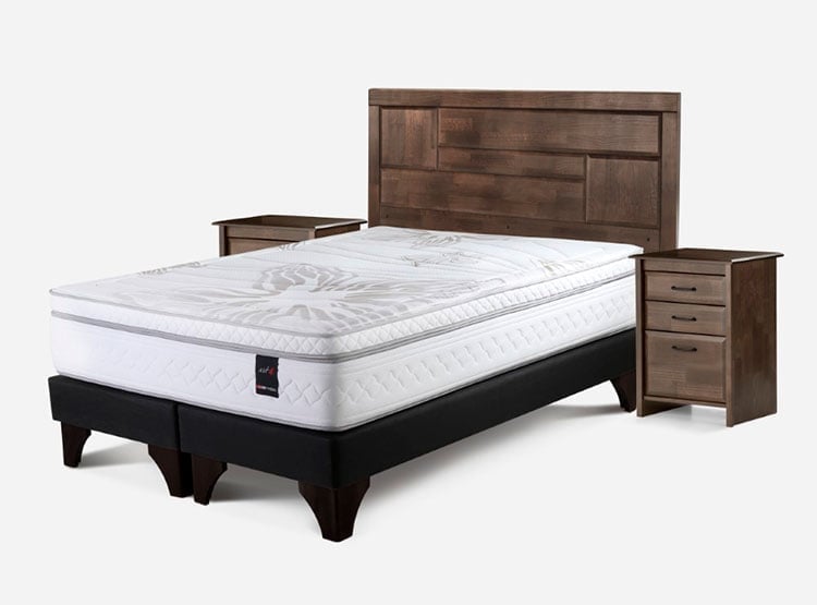 DORMITORIO EUROPEO ROSEN ART 4 KING DOLCE + 2 VELADORES - 1
