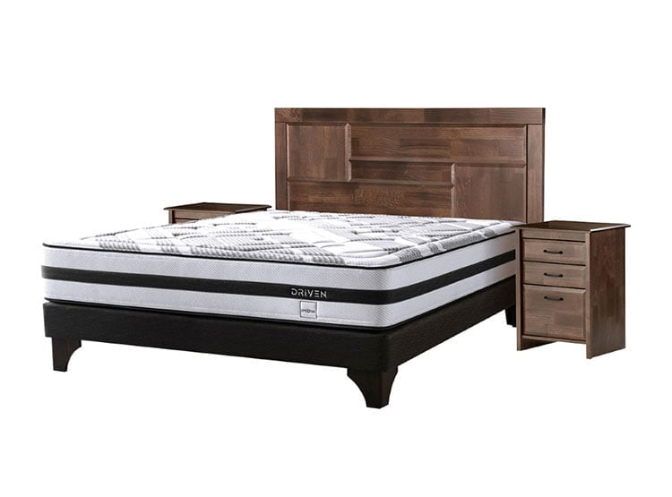 DORMITORIO EUROPEO ROSEN DRIVEN 2 PLAZAS DOLCE + 2 VELADORES - 1